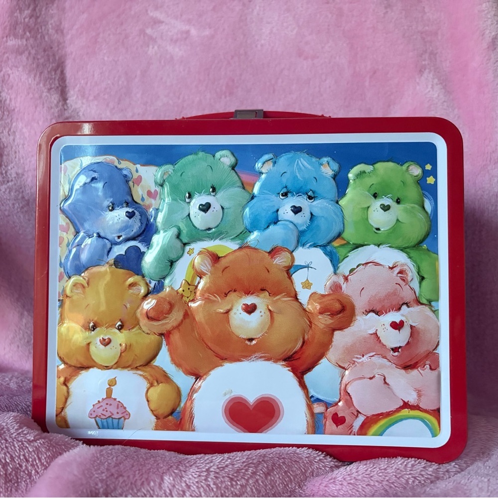 Care Bears vintage style tin lunchbox